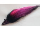 Jigstreamery štikové střední - černo fialový